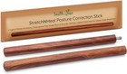 Collapsible Multi-use Wooden Yoga Stick -portable Posture Corrector Pole Stretch