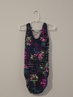 Gk Elite Leotard Size Child Large Paint Splatter Gymnastics Dance