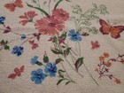 Vtg Nwot 1970s Cannon Boho Hippie Daisy Butterfly Bath Towels- Set Of 3 Pink Nos