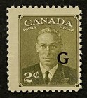 Travelstamps  Canada Official Stamps Scott  o17 - 2c    g    Overprint Mint Mnh Og