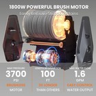 Giraffe Tools Max 3700 Psi Electric High Pressure Washer Power Washer 100ft Hose