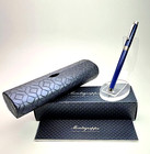 Montegrappa Piacere Colbalt Blue Rollerball Ispyrrbd Pen W  Box And Papers