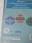 Herrschners Christmas Beaded Ornament Kit  Makes 6  Ornament New Sealed 