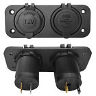 Dual Usb Car Lighter Socket Splitter 12v Charger Power Adapter Outlet