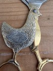 Vintage Hoffritz Germany Chicken Shaped Egg Cutting Scissors
