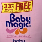 Vintage 1980 s Baby Magic Baby Lotion 12oz Empty Pink