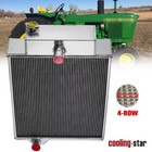 4 Row Aluminum Radiator For John Deere Tractor 4000 4020 Ar40832 Ar46434 Ar49454
