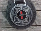 1960s Chevy Camaro Leather Key Fob Vintage Nos Custom-made Brilliant Keychain