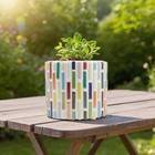 Iridescent Mosaic Tiles For Crafts 200g Assorted Colors Glass Mosaic Pieces Bulk