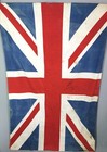 Vintage Royal Navy Uk Ship Flag  Maritime  Large  Union Jack 