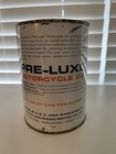 Vtg Harley Pre-luxe Premium Deluxe Motorcycle Oil Sae 60 Us 1 Quart Metal Can