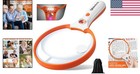 Extra-large 5 5  Lighted Magnifying Glass With 10x 20x 45x Magnification For    