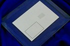 Tanzania Elvis Presley Card And Stamp Embedded In Solid Beveled Glass 