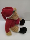 Vintage Russ Berrie Sammy Santa Bear 12  Plush Teddy Christmas Decoration Claus
