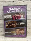 New  Bridesmaids  The Boss  Identity Thief 3-movie Laugh Pack Dvd Sealed