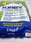 For Kirby Vacuum Bags 6 Sentria Universal  F Style Micron Magic Hepa White Cloth