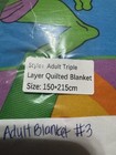 Millie Rose Triple Layered Bamboo Adult Size Quilted Blanket 60x85   