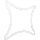Large Lilley Fretwork 3 8 In  X 4 Ft  X 4 Ft  White Pvc Decorative Wall Paneling