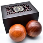 2 Inches Baoding Balls Chinese Health Exercise Stress Balls Rosewood 