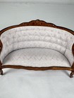 Vtg Concord Miniatures Dollhouse Victorian Sofa Couch 1 12 With Box 7707