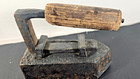 11  Lb Tailor Sad Iron Removable Handle 5-sided Cast Iron Antique Americana