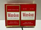Vintage Winston Cigarettes Playing Cards  set Of 2  Decks Of Cards Good Cond 