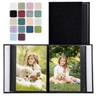 Honeytolly Photo Album 4x6 100 Pockets For Wedding Gifts linen Hardcover Pict   