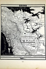 1934 Richard Edes Harrison The Radium Trail Map Edmonton To Echo Bay Fortune Mag