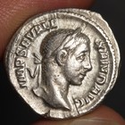 Victory Denarius Ancient Roman Empire Silver Coin 228ad Severus Alexander Ch Vf