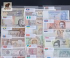 50 Pcs Different Banknotes Collection Unc World Foreign Paper Money Learn Gift
