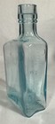 Antique Paul Jones   Co Aqua Blue Whiskey Bottle C1890 Medicinal Pharmacy