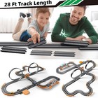 Slot Car Race Track Set Electric Powered Race Track Dual Racing Car Track Set