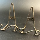 3 Metal Easel Stand Black Large Picture plate Holder Display Wall Table Set Lot