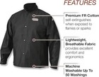 Lincoln Electric Premium Flame Resistant  fr  Cotton Welding Jacket   Breathable