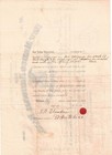 1891 New Mexico National Bank Of Socorro Stock Certificate  26  100 Share
