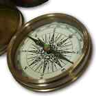 Handmade Gifts Brass Compass Robert Frost Vintage Poem Engraved Navigation Gifts