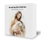 Christian Easter Desk Decor Decorations - Religious Bible Verse Sheep Easter-5