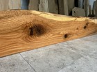 Rustic Figured Oak Wood Fireplace Mantel live Edge Oak rustic Oak Mantlepiece
