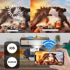 Wifi Projector With Bluetooth 5 1  1080p Supported Mini Movie Projector  Comp   
