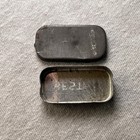 Miniature Mini Vintage Metal Tin Box Bestfit Container W  Lid 