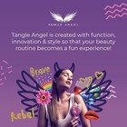 Tangle Angel Reborn Hair Brush Detangler White Fuchsia Angel Wing Thick Hair New