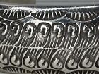 Vintage Native American Tahe Sterling Silver Signed Cuff Bracelet 64g