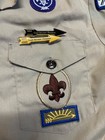 Vintage Boy Scouts Of America Uniform Shirt W Patches Pins Wisconsin Troop 712