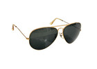 Vintage 70s 80s B l Ray-ban Aviator Gold Usa 62  14 Nos