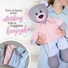 Memory Bear Sewing Pattern     Stuffed Teddy Bear Plush Toy With Removable Coll   
