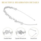 4 Pcs Rhinestone Headbands  Bridal Wedding Headband  Crystal Flower Girl Headpie