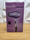 Babyliss Pro Nano Titanium Travel Purple Hair Dryer Foldable Handle 2 Speed New