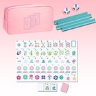 Soulchen Mini American Mahjong Tile Set 160 Tiles 0 8  2 Dice Pastel