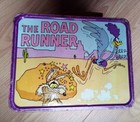 Vintage 1970 Road Runner Wile E Coyote Metal Lunch Box Thermos Warner Looney