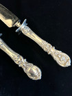 Reed   Barton Francis I Sterling Silver  925 Roast Carving 2 Piece Set Large Sz